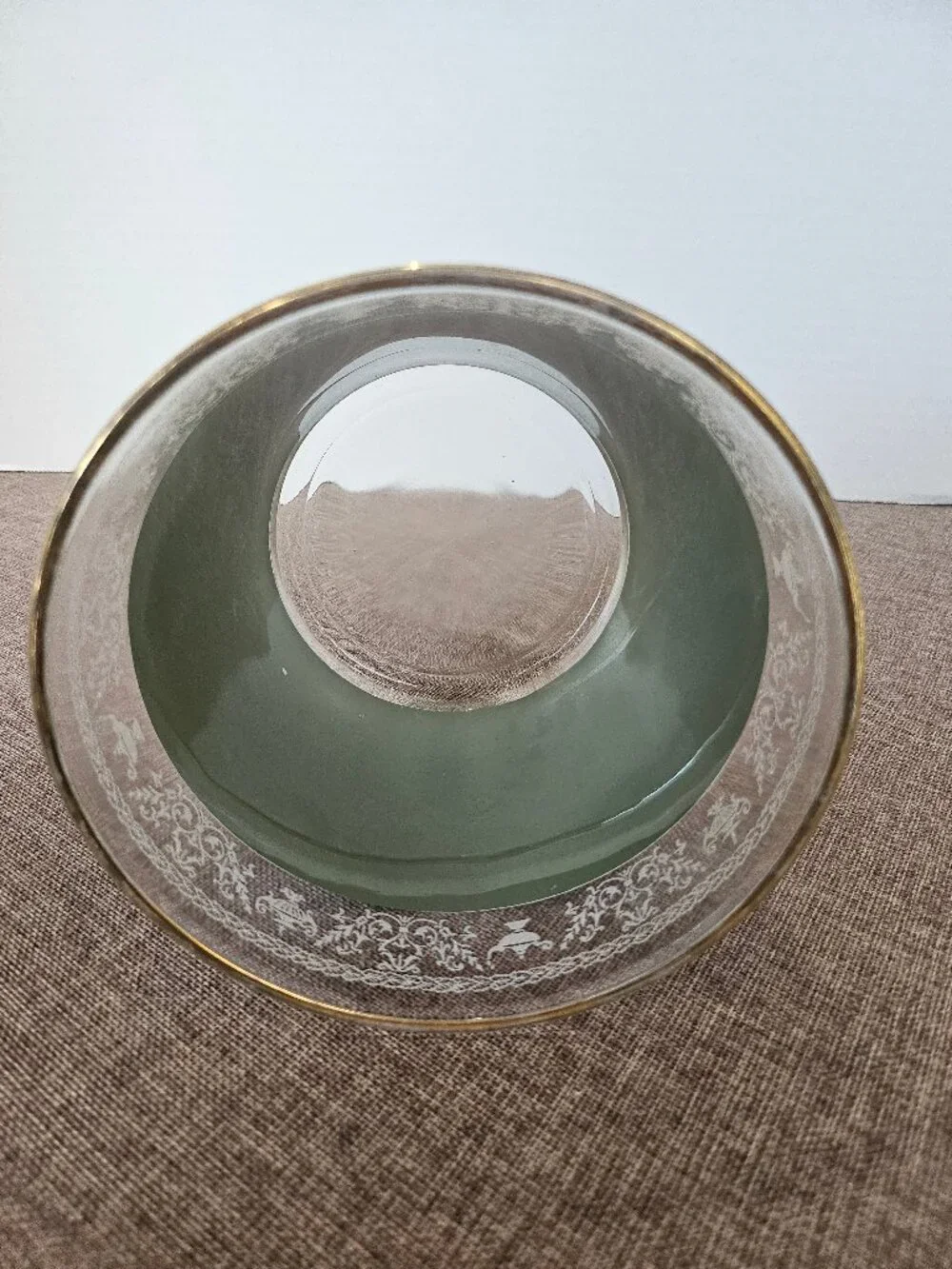 Jeannette Hellenic Vintage Wedgewood Green Greek Jasper Wear Style Ice Bucket